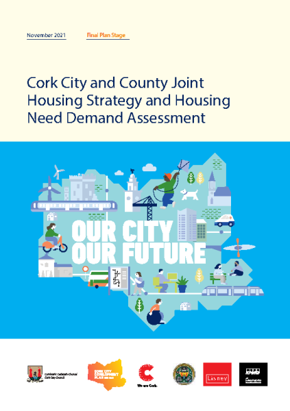 Cork County and City Councils joint housing strategy 2022-2028 front page preview
                              