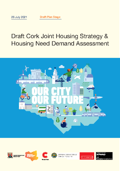 Draft Cork Joint Housing Strategy and HNDA front page preview
                              