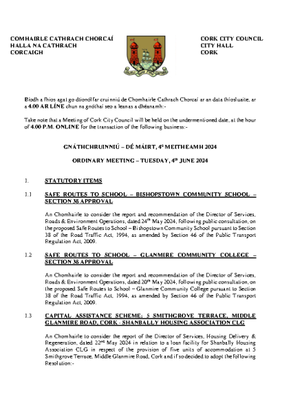 04-06-2024- Agenda- Council Meeting front page preview
                              