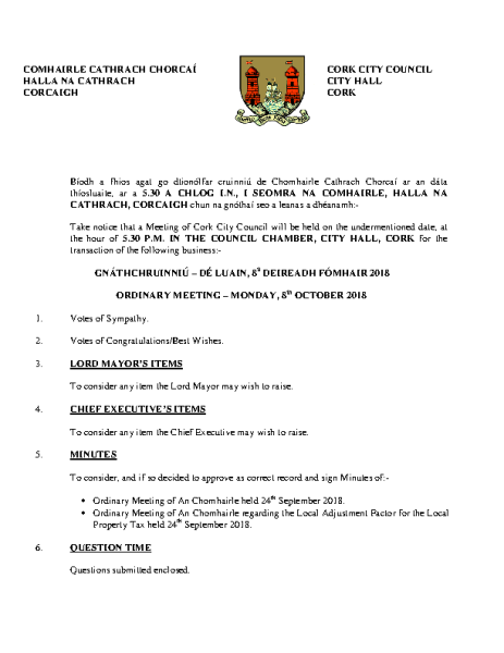 2018-10-08-Agenda-Council-Meeting front page preview
                              