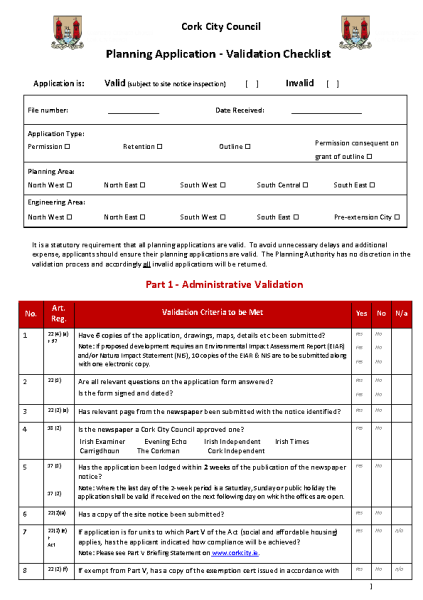 Validation-Application-Checklist front page preview
                              