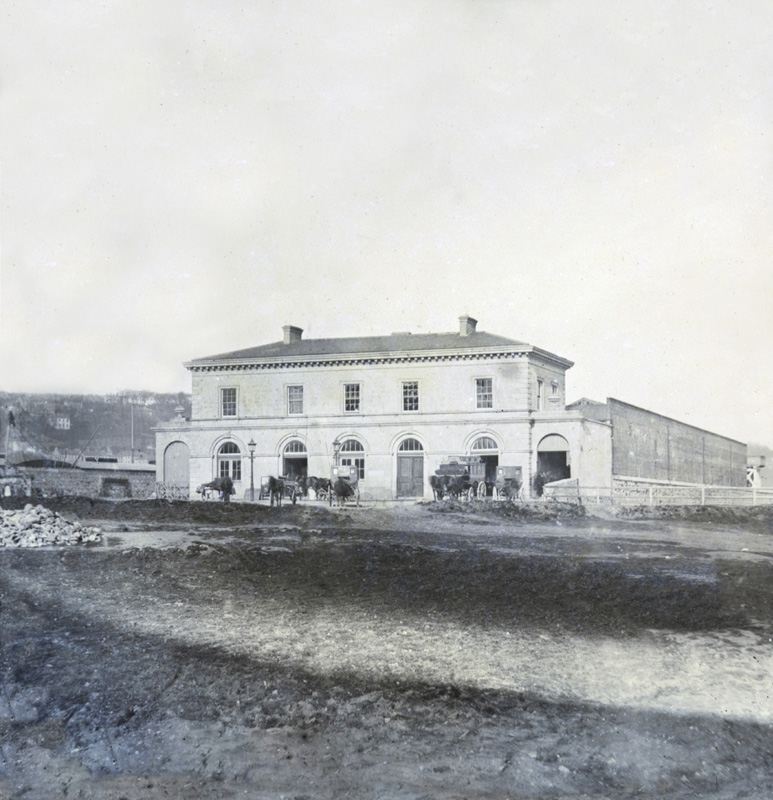 The Cork Blackrock & Passage Railway Station 1860s.