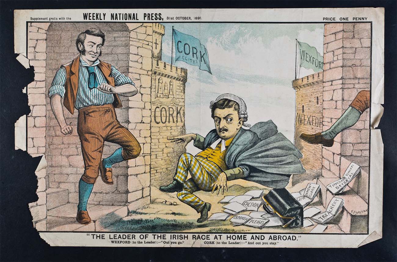 1965.18.26-B6.4-Print-Political-Cartoon-Weekly-National-Press-31st-Oct-1891-Cork-Wexford-Redmond-Copy-1