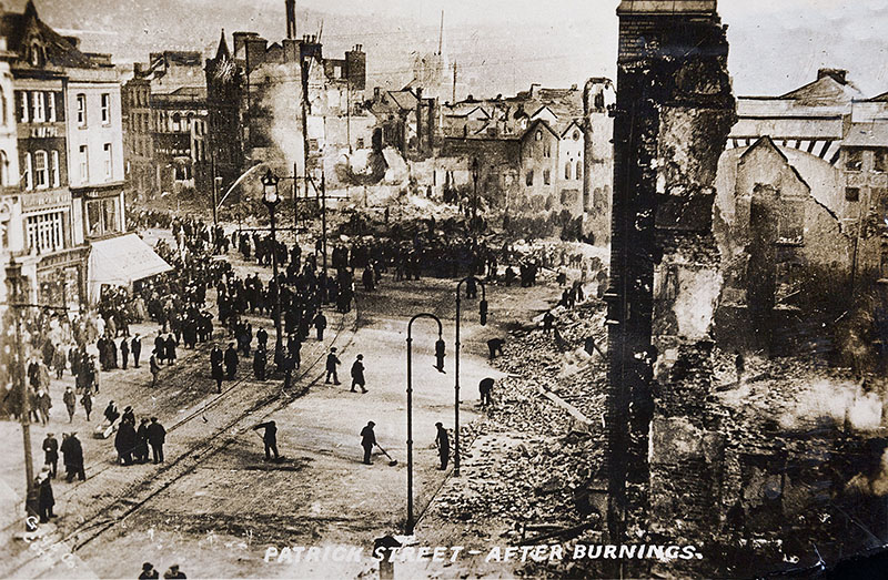 1970.12-D4.7-Postcard-Photo-Burning-of-Cork-Fire-1920