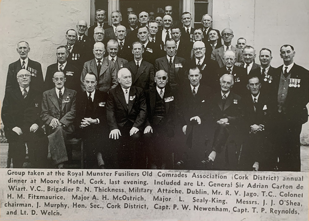 RMF-Old-Comrades-Association-Moores-Hotel-1958-Royal-Munster-Fusiliers