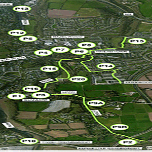 Glanmire Roads Improvement Scheme Map