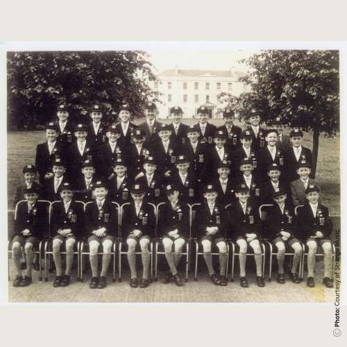 Rory's class at St. Kieran's College