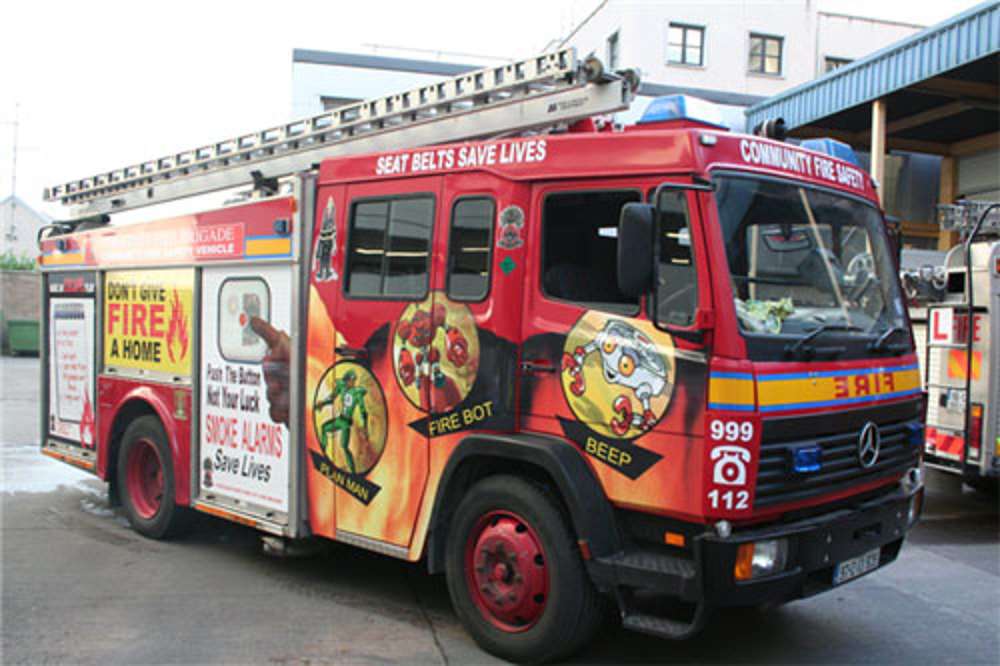 image of fire safety truck