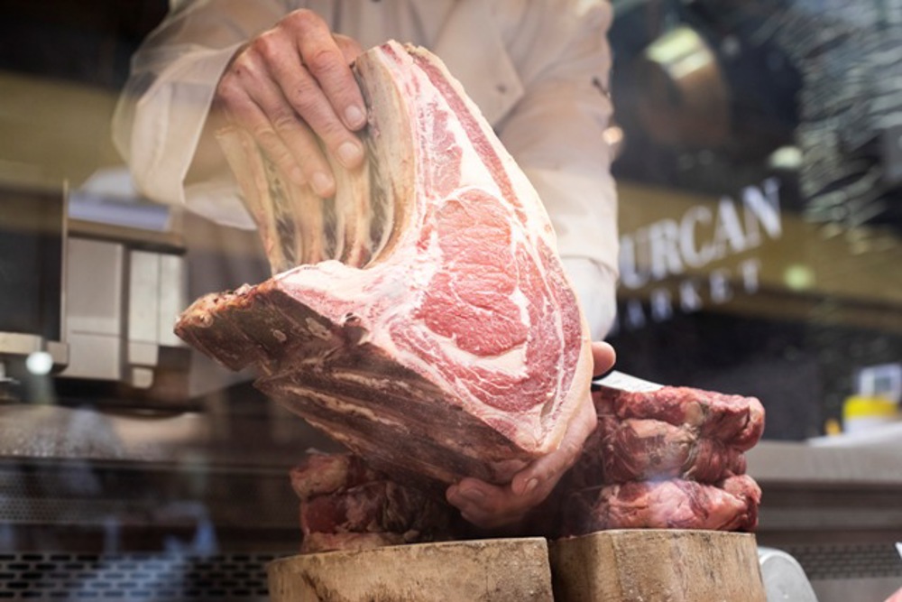 Meat display