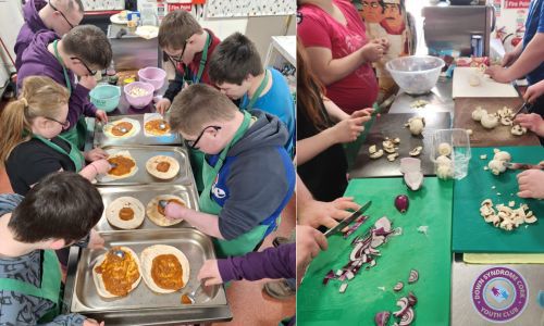 Down Syndrome Youth Club cooking demo