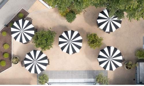 Montenotte Courtyard Aerial View