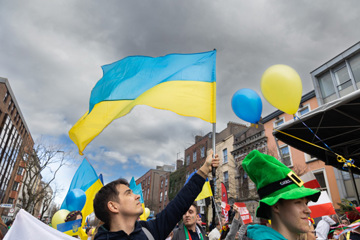 Ukraine-flag-Parade