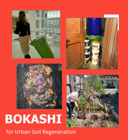 Front cover image of the "Bokashi for Urban Soil Regeneration"