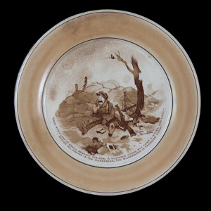 2020.3.118 Plate Great War WWI Girls Of Staffordshire Bainsfather