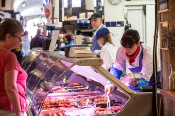 image of meat display