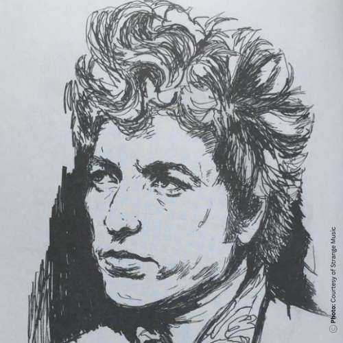 Rory's drawing of Bob Dylan