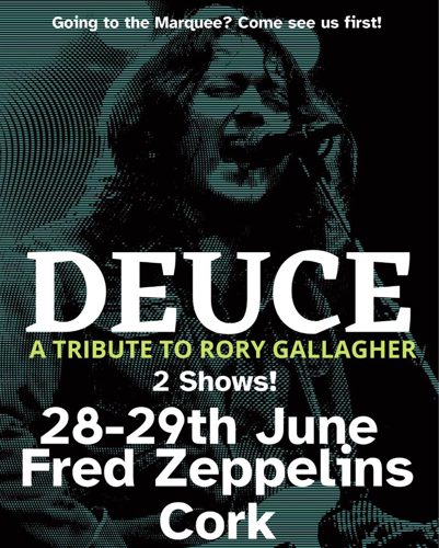 Poster for Deuce Live at Fred Zeppelins