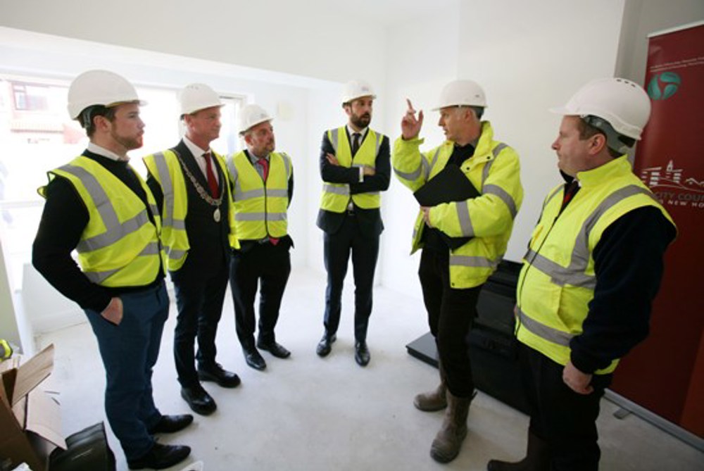 Minister Eoghan Murphy visits Deanrock housing scheme