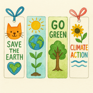 8. Climate Change Bookmark Making