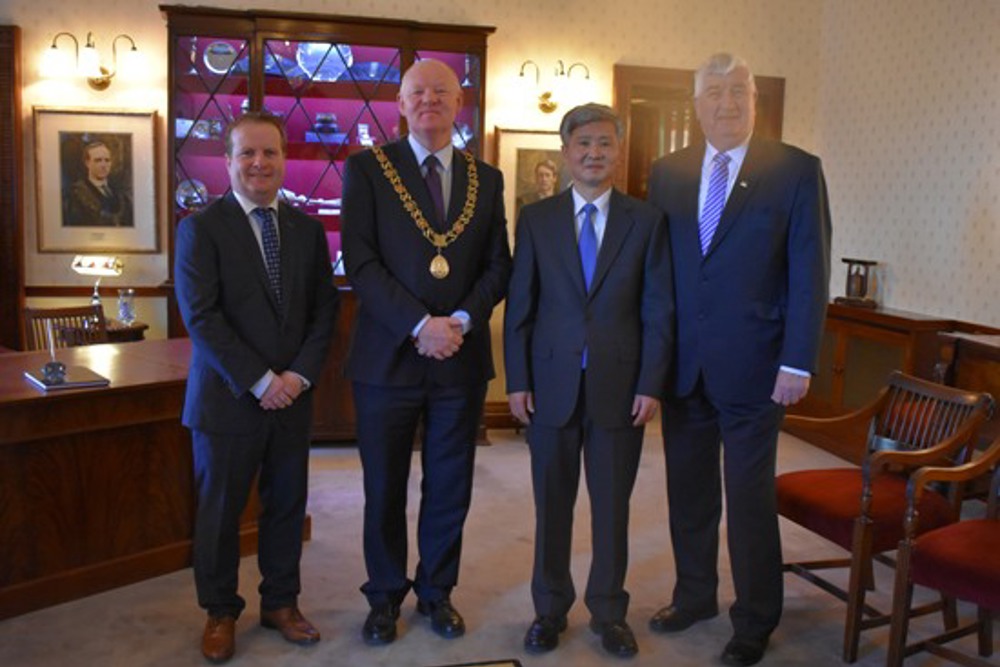 Chinese Ambassador visit to City Hall 4 March 2020