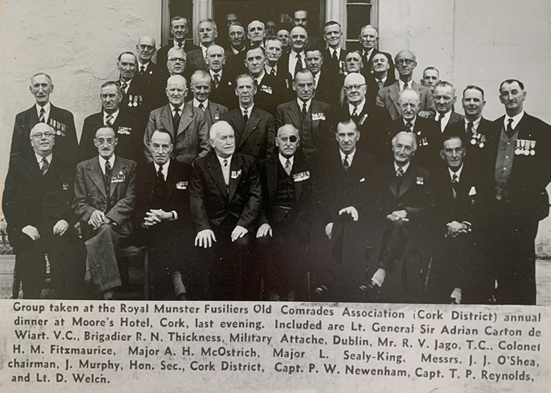 RMF-Old-Comrades-Association-Moores-Hotel-1958-Royal-Munster-Fusiliers