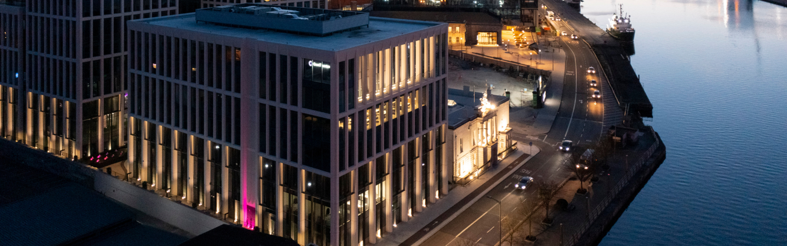 Penrose Dock at night