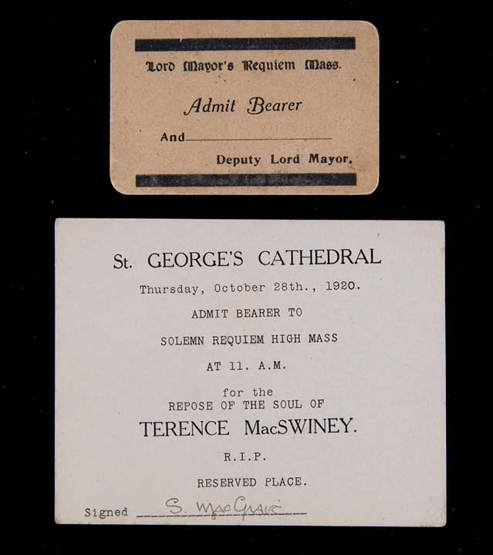 Admission-Card-for-Terence-MacSwiney--funeral-mass-in-London-1920 Admission-Card-for-Terence-MacSwiney--funeral-mass-in-London-1920