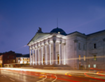 cork courthouse at night