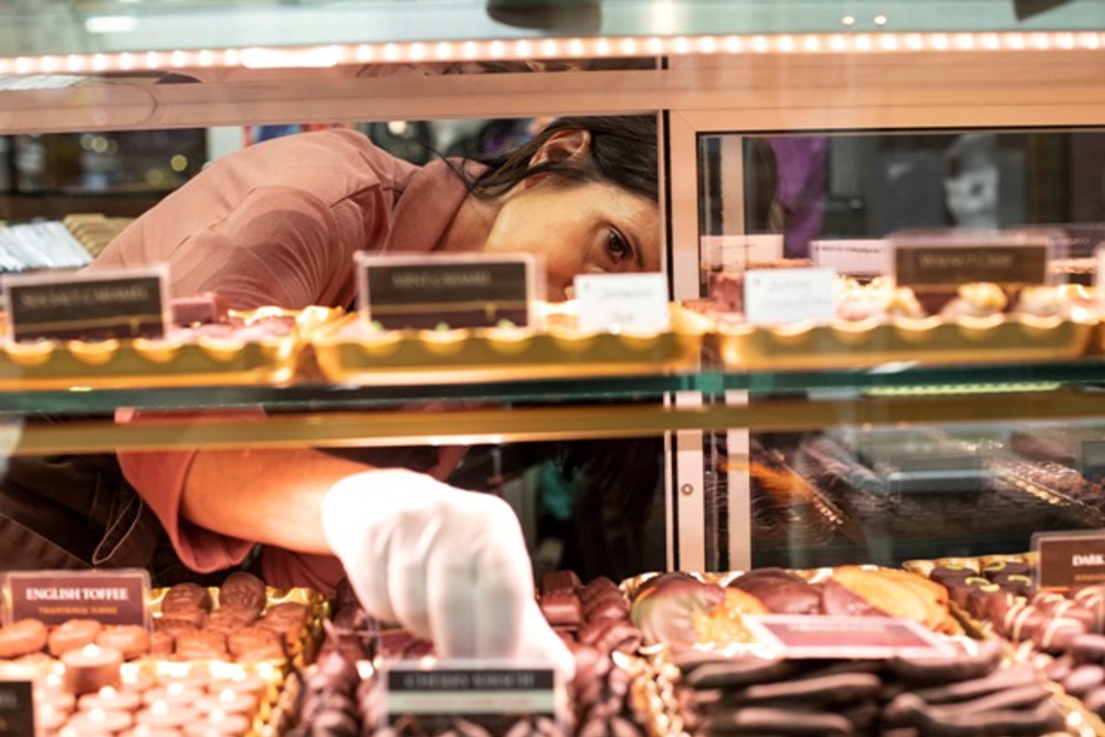 The Chocolate Shop window display