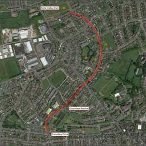 Knockpogue Avenue and Knockfree Avenue Active Travel Improvement Works