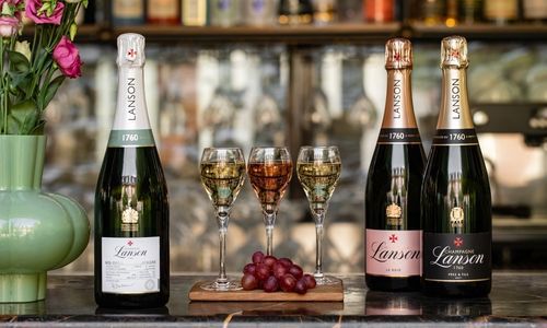 Champagne Lanson Pairing Menu at Orchids