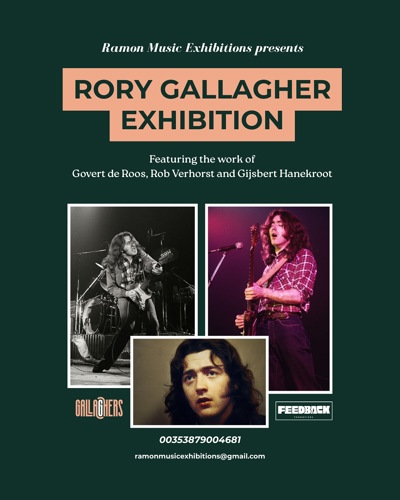Gallagher's Music Festival Poster; Rory Gallagher Exhibition